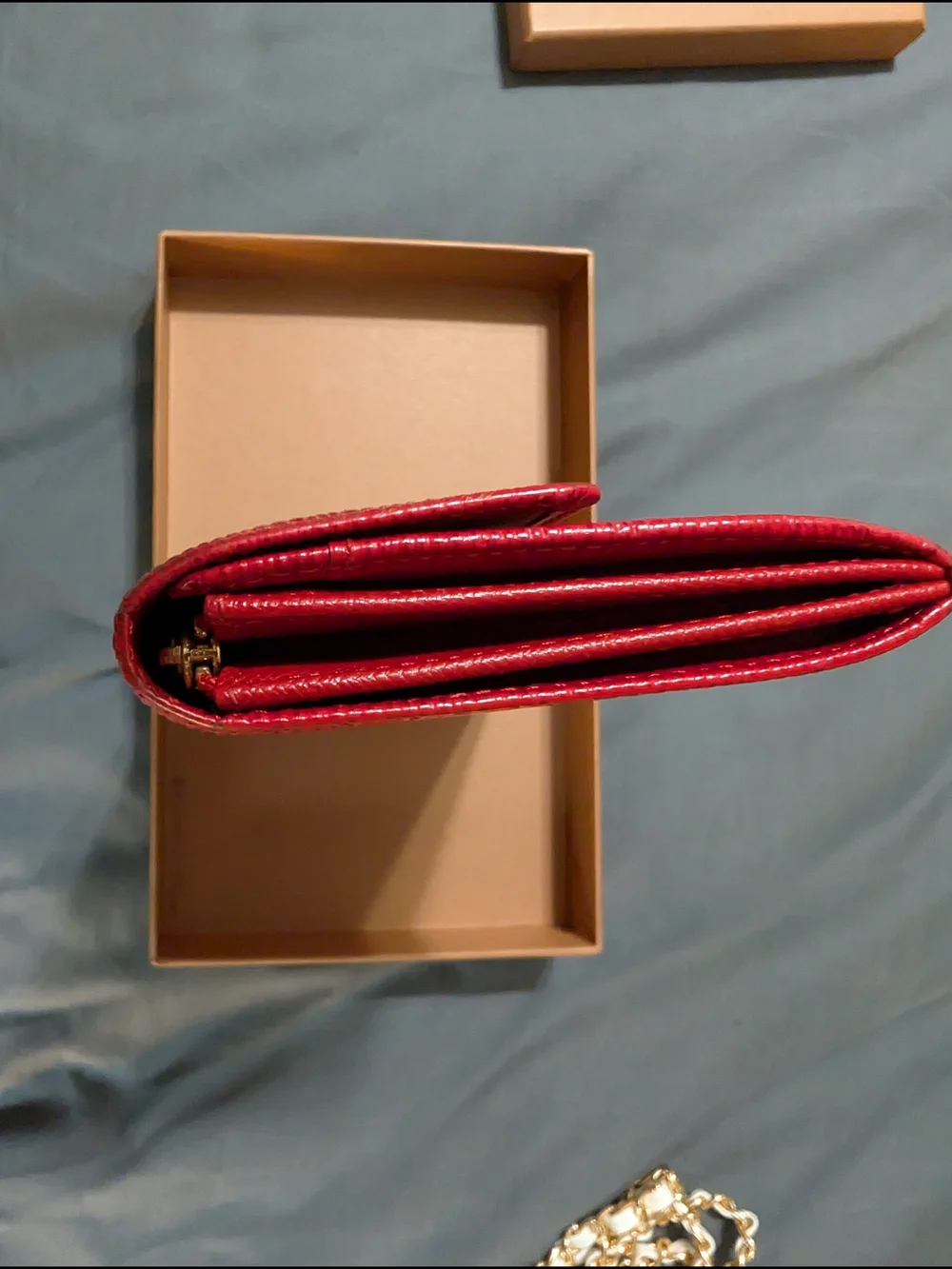 Louis Vuitton Red Epi Leather Wallet